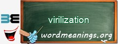 WordMeaning blackboard for virilization